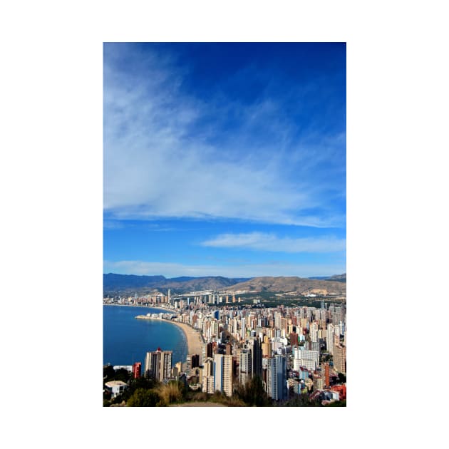 Benidorm Skyline Cityscape Costa Blanca Spain by AndyEvansPhotos