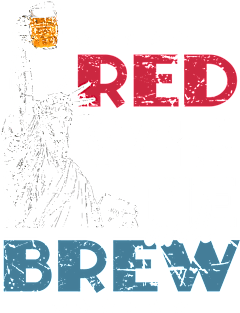 Red White and Brew 4th of July Magnet