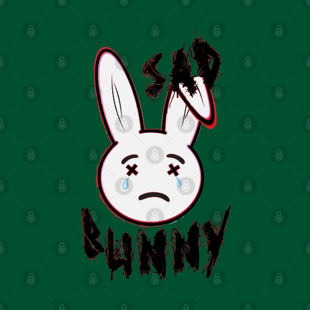 Sad Face Bunny by 66designer99