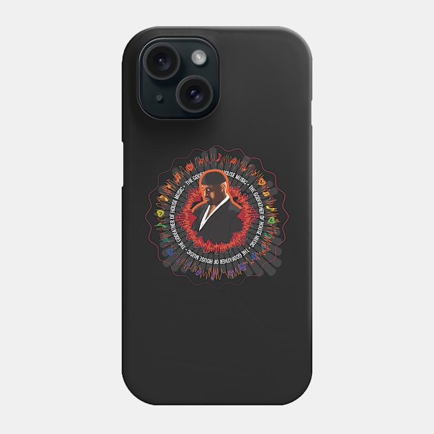 The Godfather of House - Frankie Knuckles FanArt (BLACK Edition) Phone Case by dojranliev