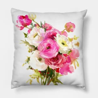 Ranunculus Flowers Pillow