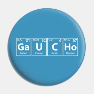 Gaucho (Ga-U-C-Ho) Periodic Elements Spelling Pin