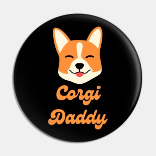 Corgi Daddy Pin