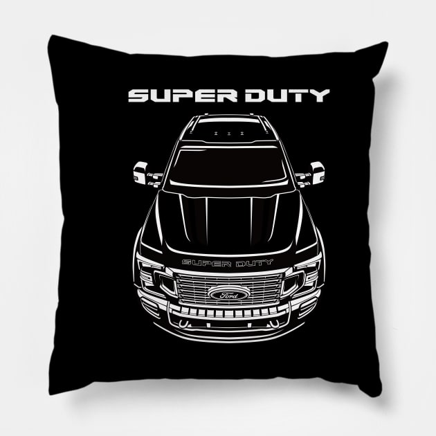 F450 Super Duty Platinum 2020 Pillow by V8social