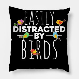 Ornithologist Birdwatcher for Bird Watching Nerds Birding Pillow