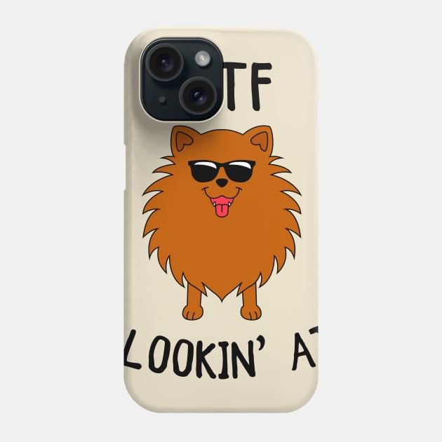 wtf u lookin' at? Phone Case by JoakynRivas