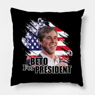 Beto for president 2020 usa Pillow