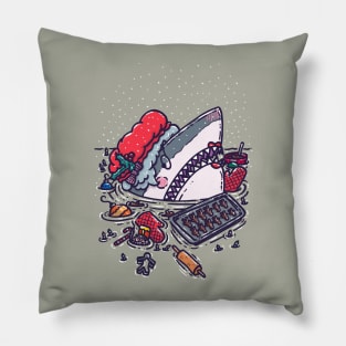 Mrs Claus Shark Pillow