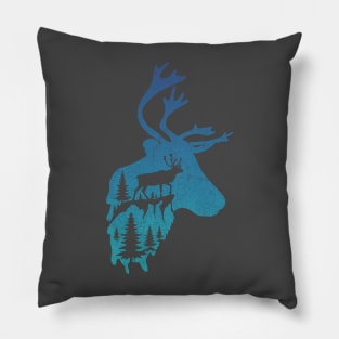 Mountain Deer Pillow