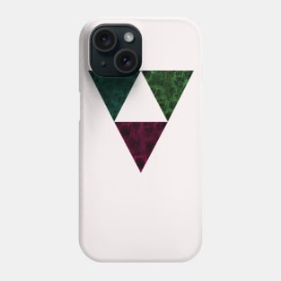 3 abstract triangles Phone Case
