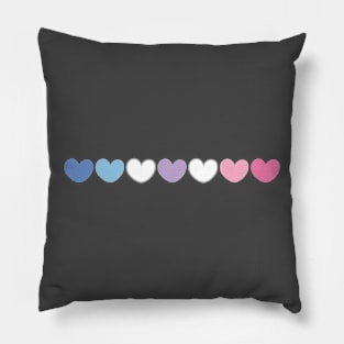 Bigender pride flag Pillow