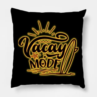 VACAY MODE BEACHWEAR Pillow