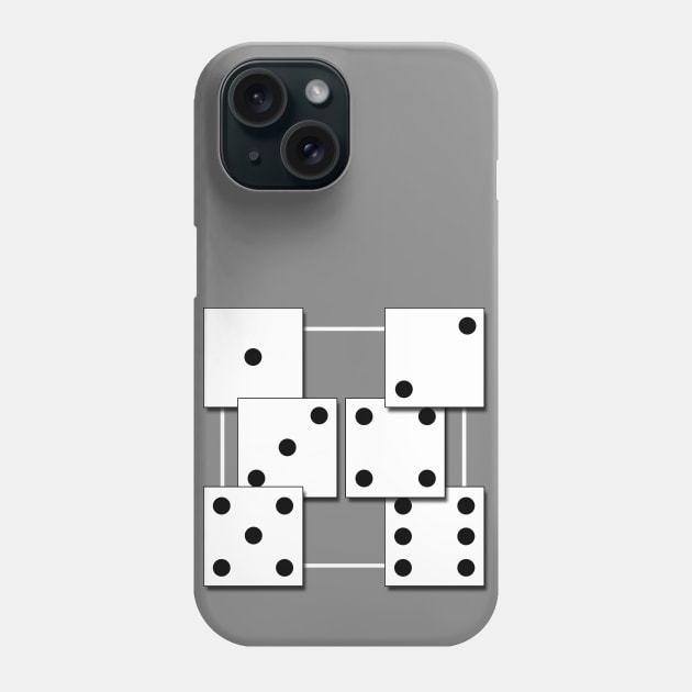 (Pocket) D6 Dice Phone Case by Stupid Coffee Designs
