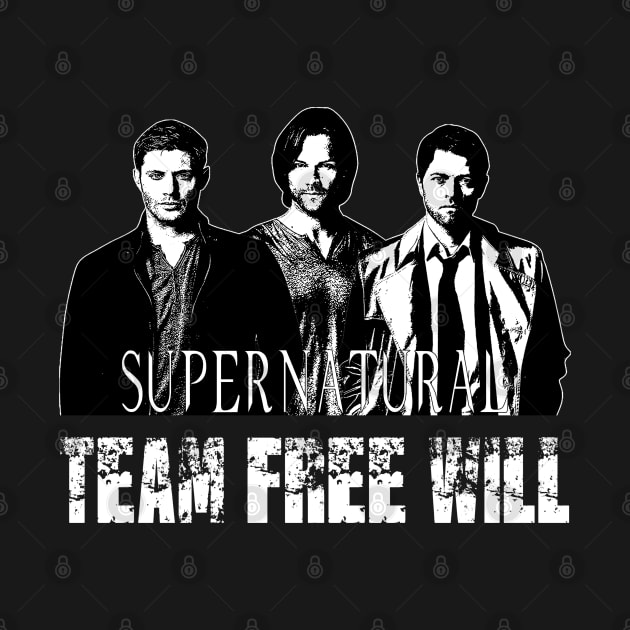 Supernatural Team Free Will B by Ratherkool