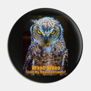 Angry Owl Pin
