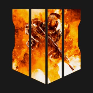 Black Ops 4 - The Soldier In The Smoke Orange T-Shirt