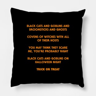 Creepy Nursery Rhyme - Halloween Horror Tribute Pillow