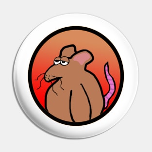 rod the rat Pin