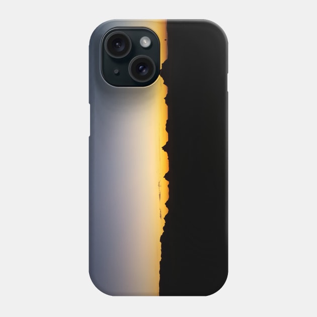 Sunset Over the Badlands Phone Case by jeisenmann