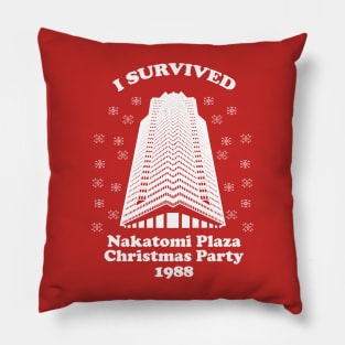 I Survived Nakatomi Plaza Christmas Party 1988 Pillow