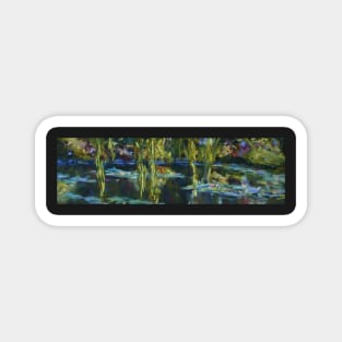 Edge of the lily pond Magnet