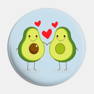 Valentine Avocado Pin