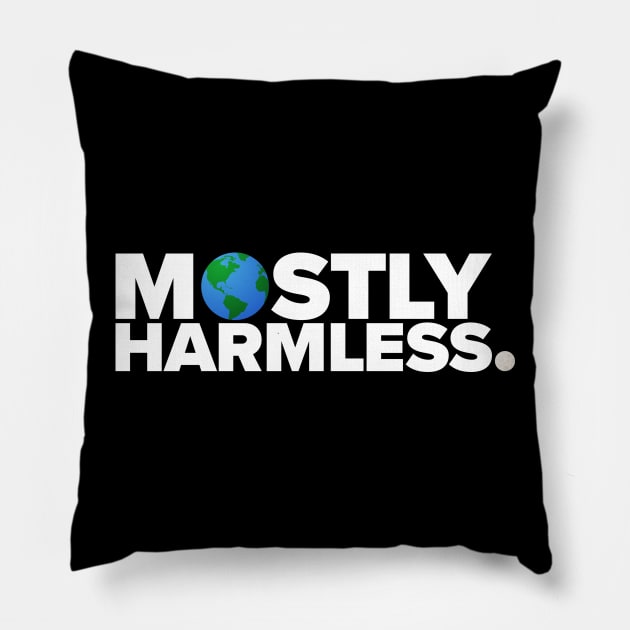 Mostly Harmless Pillow by henrybaulch