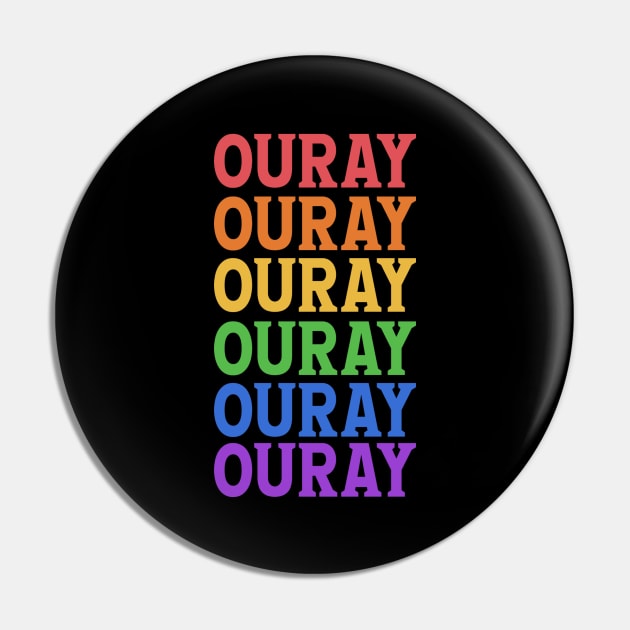 OURAY RAINBOW TYPOGRAPHY Pin by OlkiaArt