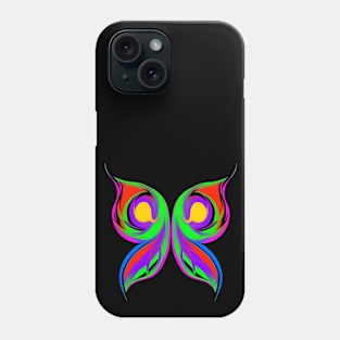 Butterfly Or Owl Abstract Phone Case