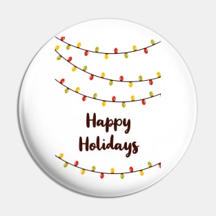 Happy holidays Pin