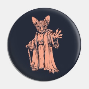 Master Sphynx From Outer Space Pin
