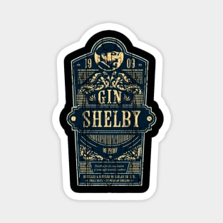 Shelby Gin - Peaky Blinders distressed Magnet