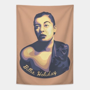 Billie Holiday Portrait Tapestry