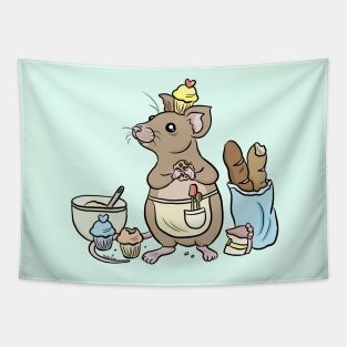 Home baker mouse Tapestry