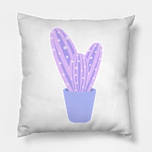 Purple Cactus Pillow