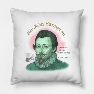 Sir John Harington, Inventor of the Flush Toilet Pillow