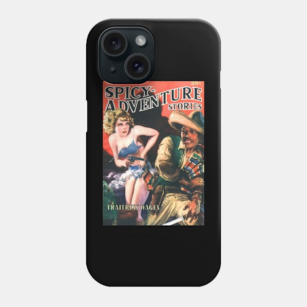 Spicey Adventure Stories cover Phone Case by Psychosis Media