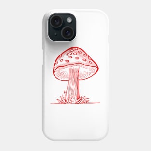 Red Mushroom Phone Case