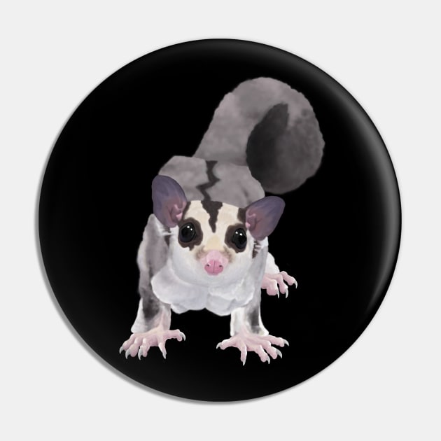 Sugar Glider Pin by Tinker and Bone Studio