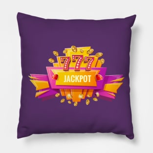 777 Jackpot Pillow