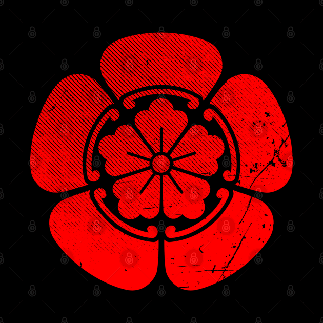 Samurai Family Crests - Oda - Red by BadBox