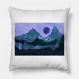 Extravagant purple world Pillow