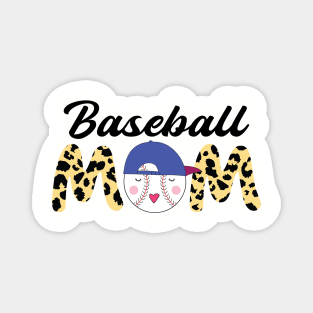 Funny Baseball Mom Magnet