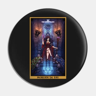 Morgan Le Fay The Hierophant Tarot Card Pin