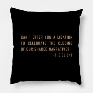 Narratives and Libations Pillow