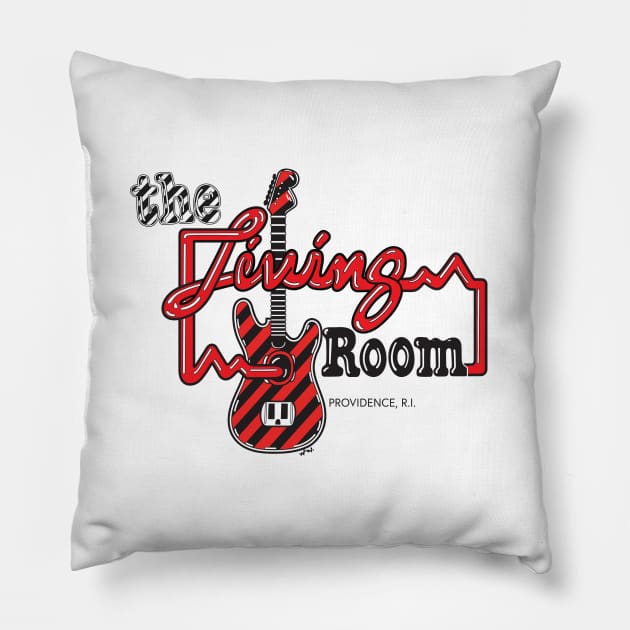 The Living Room - Providence RI - Light Pillow by Chewbaccadoll