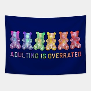 Adulting Is Overrated Tapestry