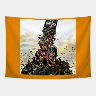 Dump tRump - Landfill - Back Tapestry