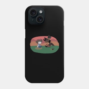 Edgar and Ringmaster Raven In Field Phone Case