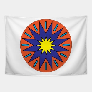 Star Circle design. Tapestry